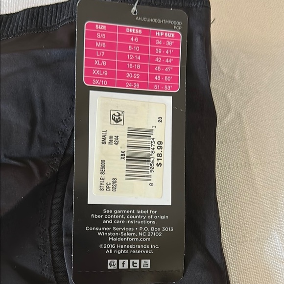 Maidenform Black Hi-Waist Brief - Picture 3 of 5
